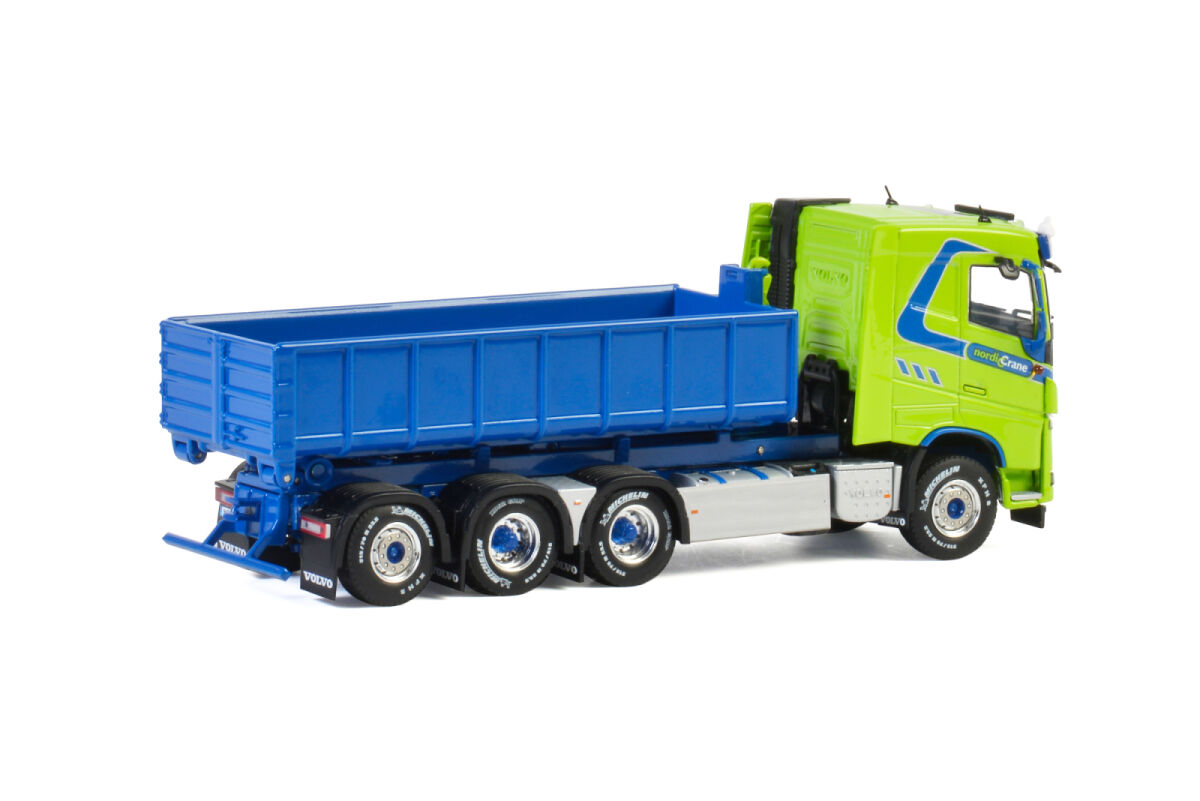 01-2656 -WSI - VOLVO FH4 Schlafkabine 8x4 Hakenliftsystem + Hakenliftcontainer 15 m³ "Nordic Crane" 